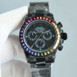 ROLEX Daytona Blaken 904L Steel 4130 Movement Watch